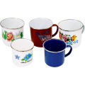 Colorful Enamel Mug with Decal